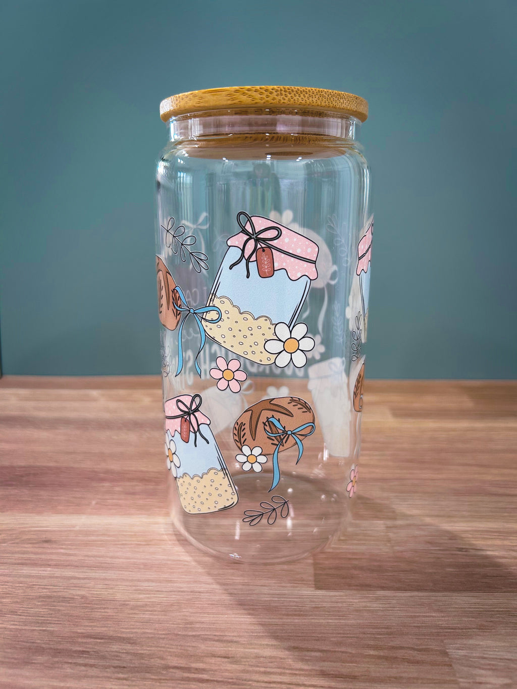 Breakfast in Bed Cup with a Bamboo Lid