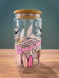 Beach Bum Cup with a Bamboo Lid